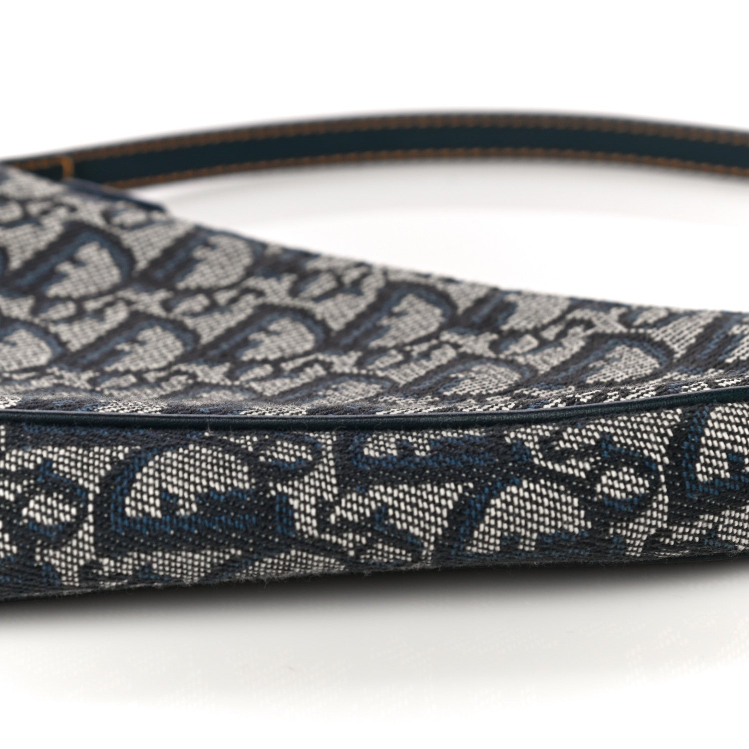 Christian Dior Monogram Mini Saddle Pochette Navy 11 of 11