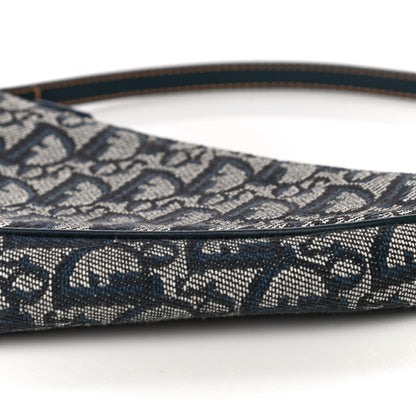 Christian Dior Monogram Mini Saddle Pochette Navy 11 of 11