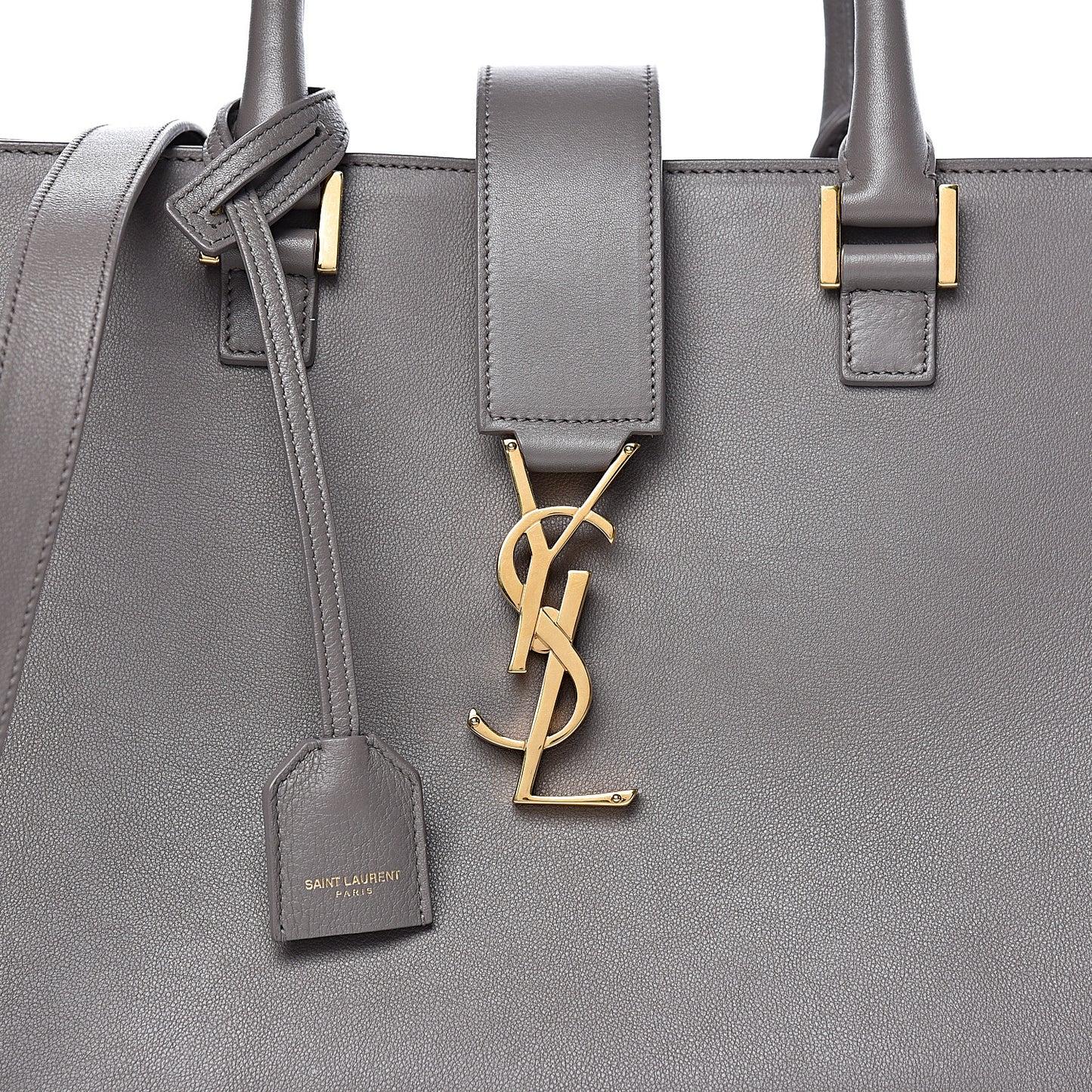 Smooth Calfskin Medium Monogram Cabas Fog