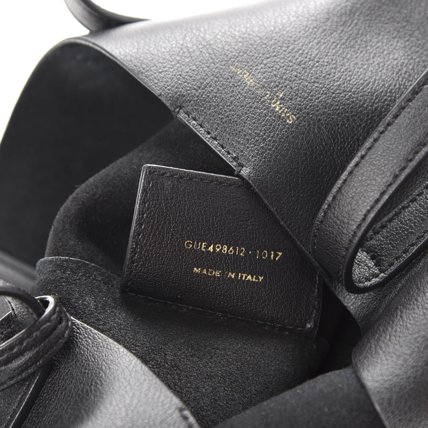 Saint Laurent Calfskin Toy Shopping Tote Black 9 of 12