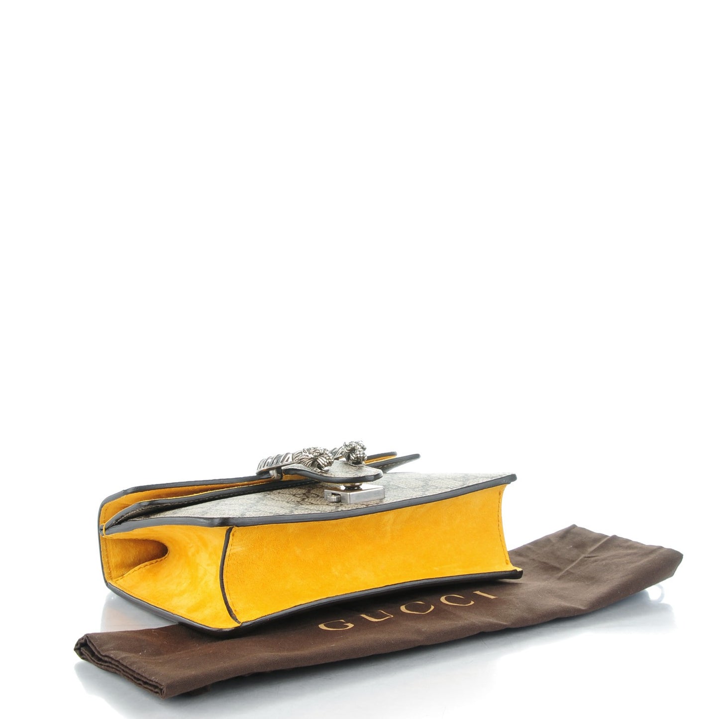 GG Supreme Monogram Mini Dionysus Shoulder Bag Yellow