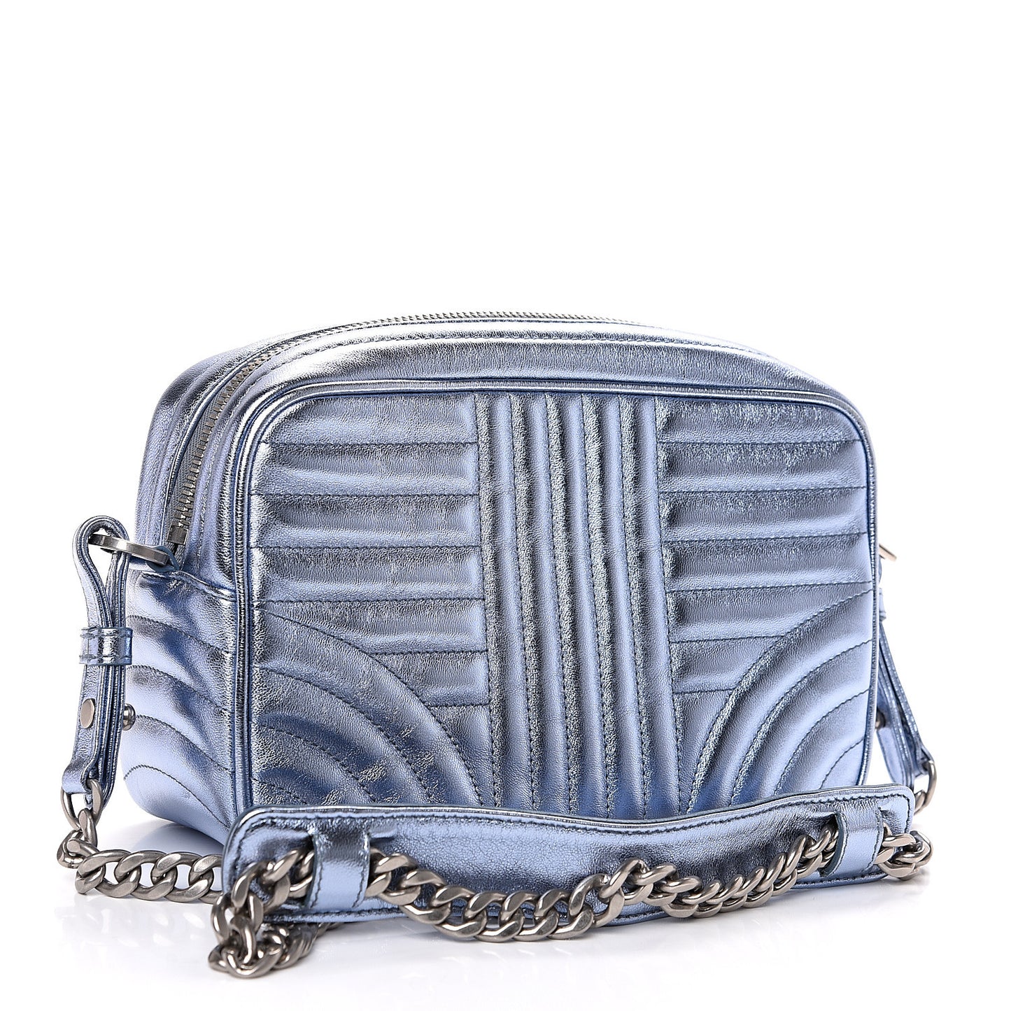 Metallic Nappa Impunture Diagramme Crossbody Pervinca Mordore
