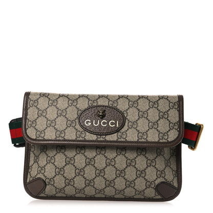 Gucci GG Supreme Monogram Neo Vintage Web Belt Bag Brown 8 of 12