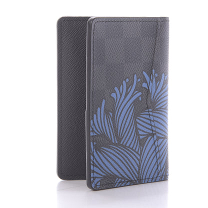 Louis Vuitton Damier Graphite Rope Pocket Organizer Blue 3 of 8