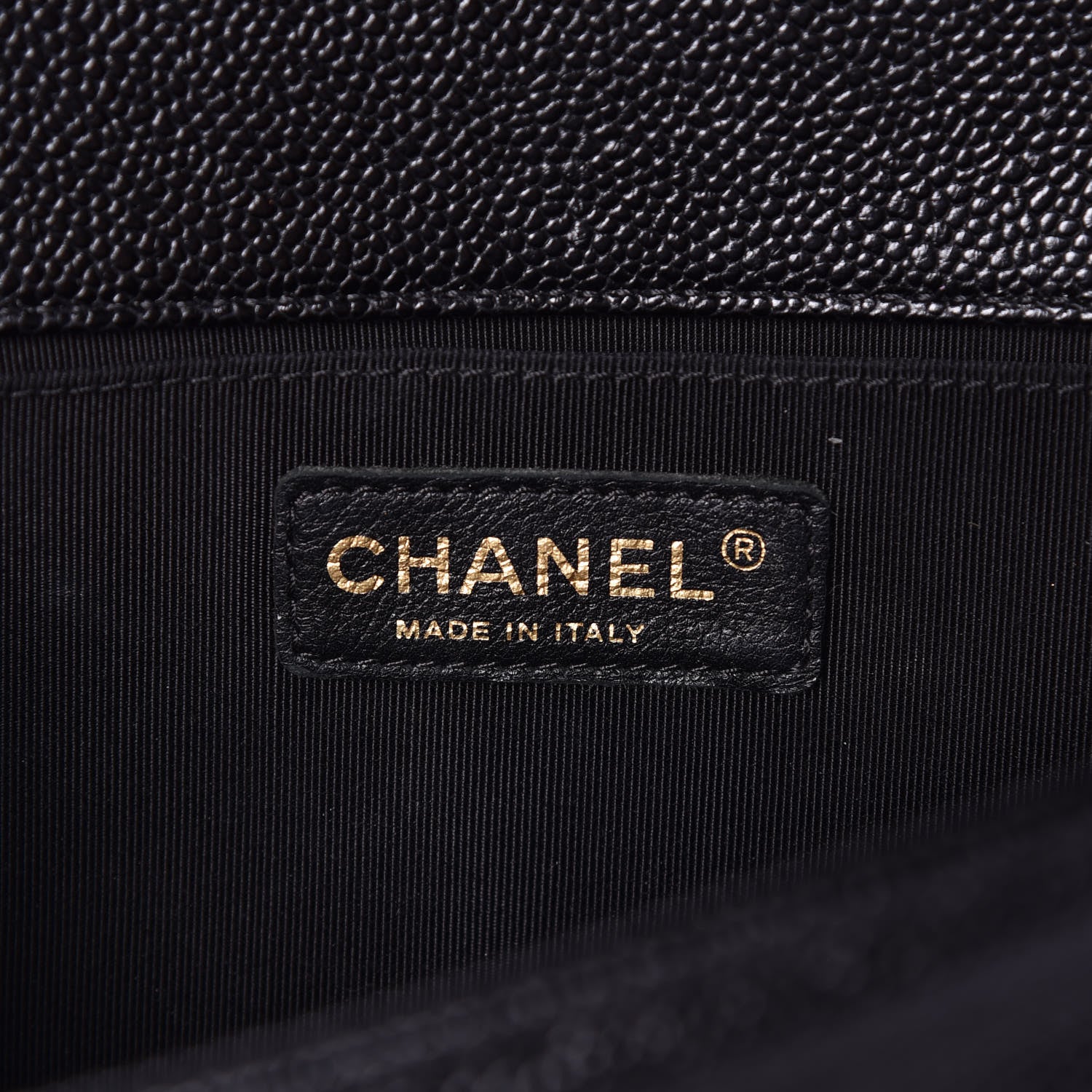 Chanel Caviar Quilted Medium Boy Flap Black 7 of 10