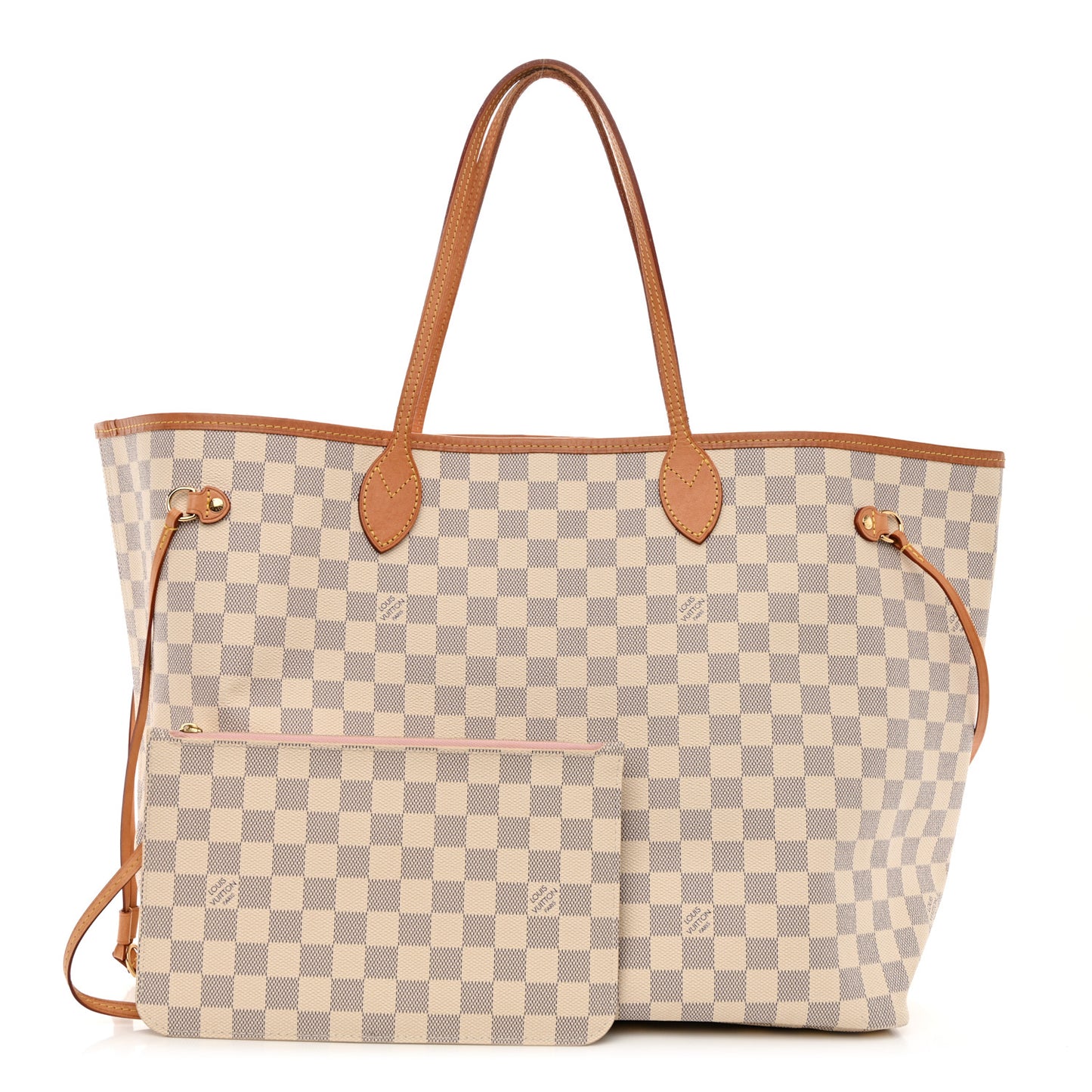 Damier Azur Neo Neverfull GM Rose Ballerine