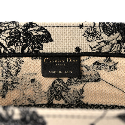 Christian Dior Canvas Zodiac Toile De Jouy Embroidered Medium Book Tote Latte 6 of 11