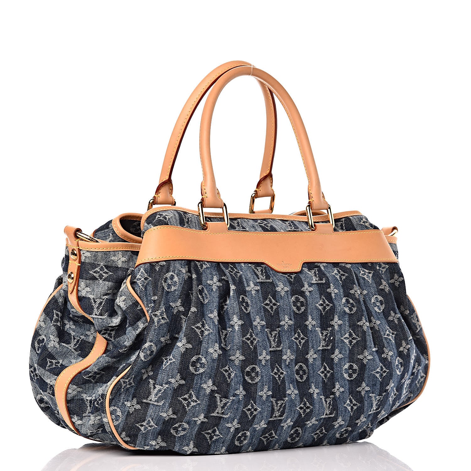 Louis Vuitton Denim Raye Cabas GM 3 of 11