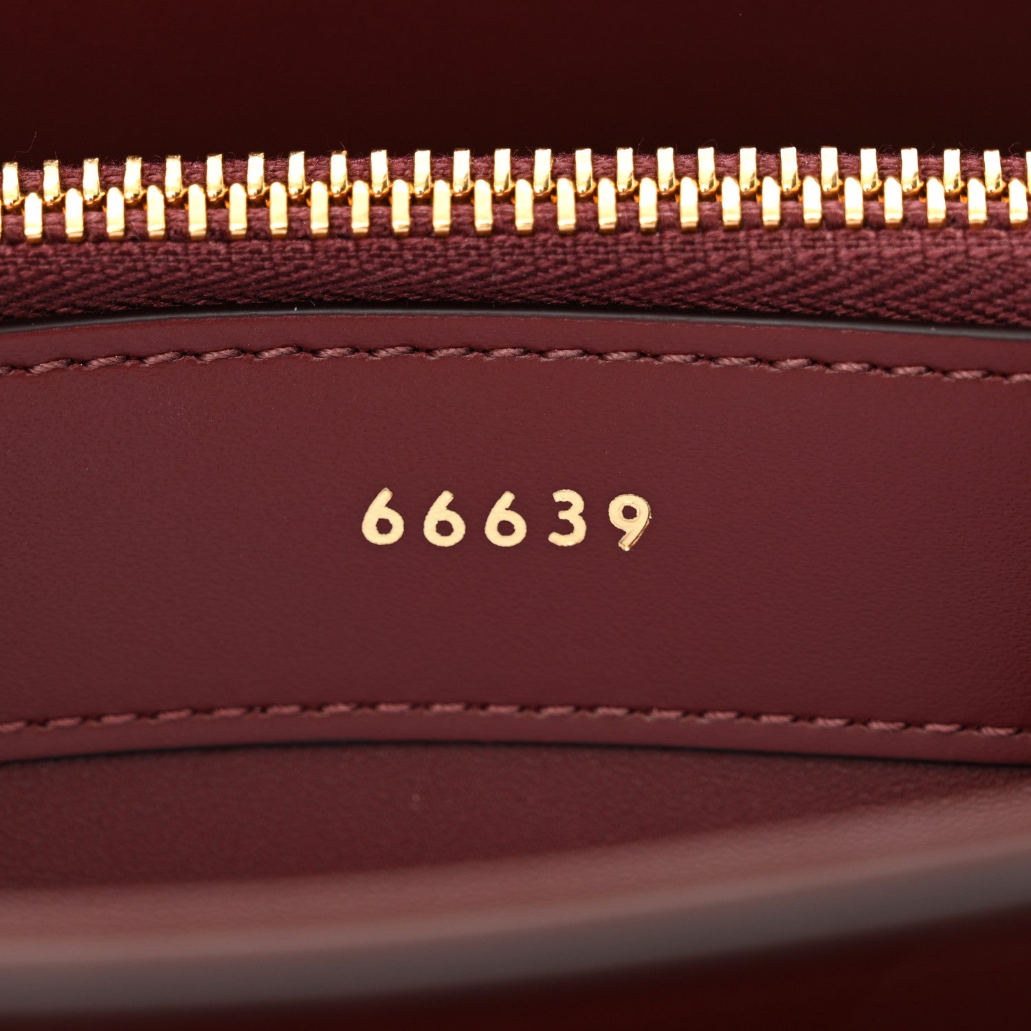 Celine Satinated Calfskin Mini 16 Top Handle Bag Light Burgundy 8 of 11