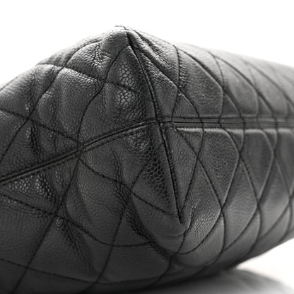 Chanel Caviar Quilted CC Shopping Tote Black 9 of 12