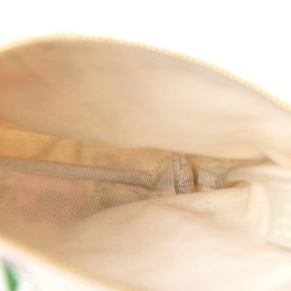 Gucci Canvas Flora Floral Calfskin Medium Cutout Shoulder Bag White Multicolor 11 of 19