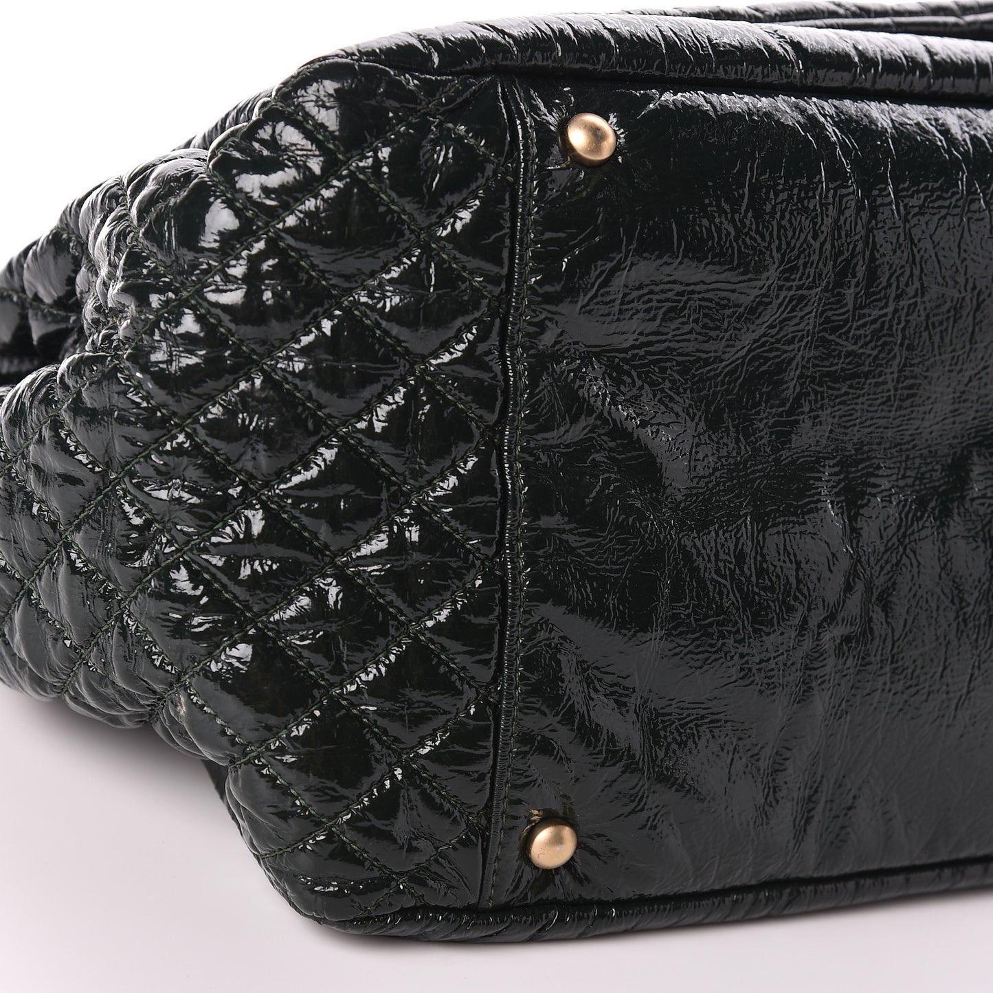 Vinyl Rock and Chain XL Flap Dark Green