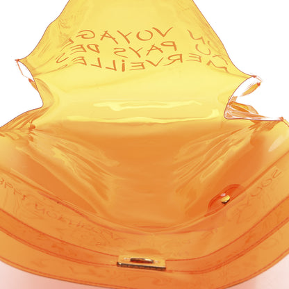 Hermes Vinyl Souvenir De L'Exposition Kelly Orange 4 of 11