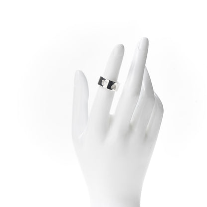 Tiffany Sterling Silver Heart Stencil Band Ring 49 5 2 of 4