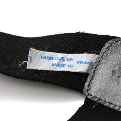 Chanel Logo Suspenders Black White 4 of 5