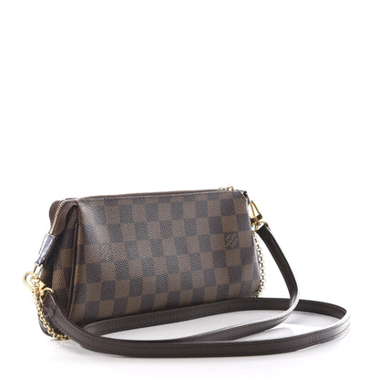 Louis Vuitton Damier Ebene Eva Clutch 2 of 9