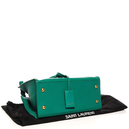Saint Laurent Calfskin Small Classic Y Cabas Green 4 of 14