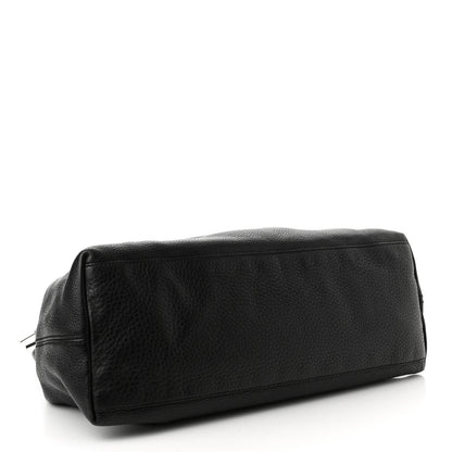Gucci Pebbled Calfskin Medium Soho Chain Shoulder Bag Black 4 of 11