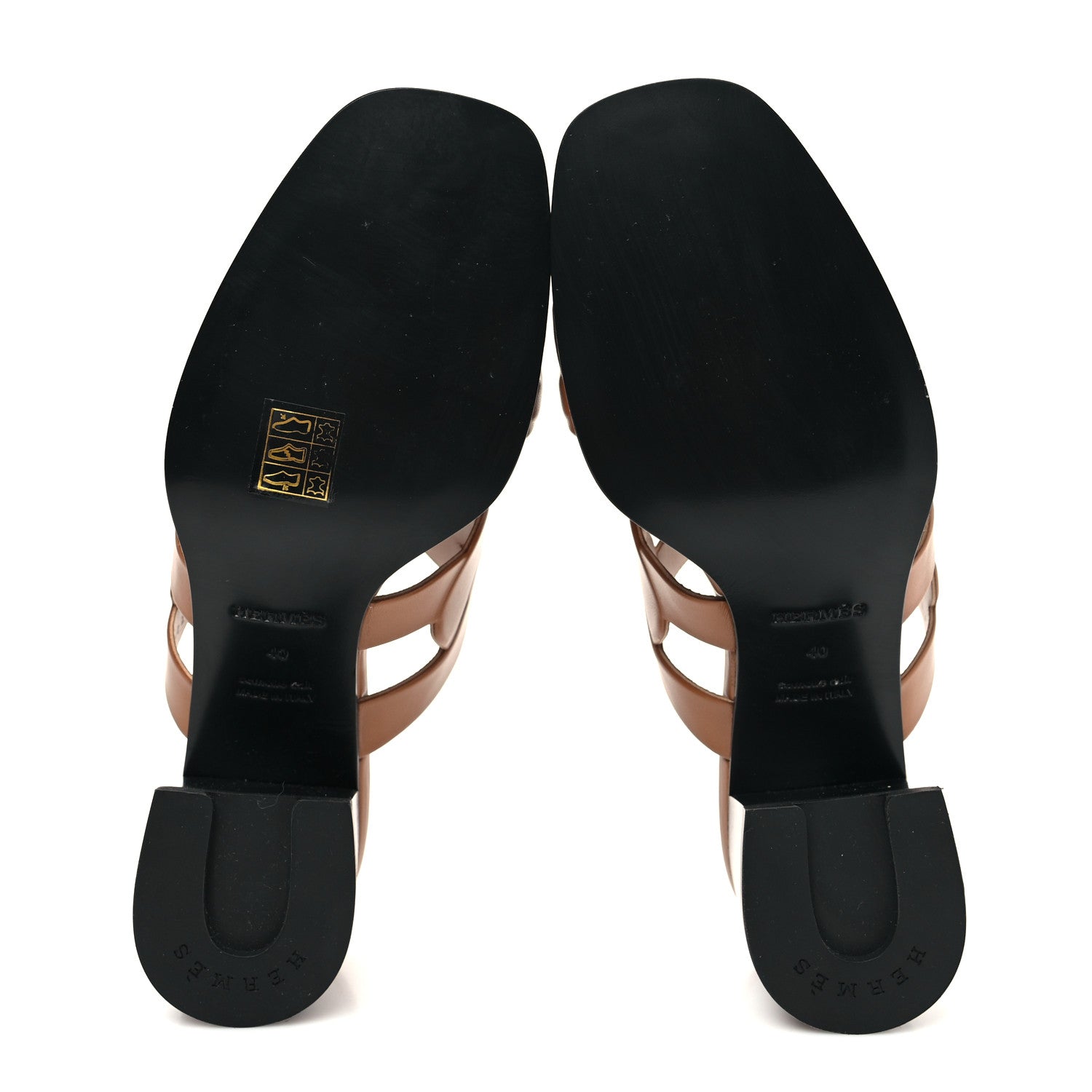 Hermes Nappa Gaby 60 Sandal 40 Naturel 5 of 9