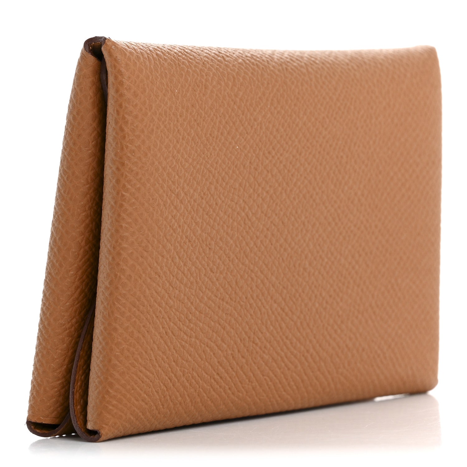 Hermes Epsom Calvi Duo Card Case Gold 3 of 8