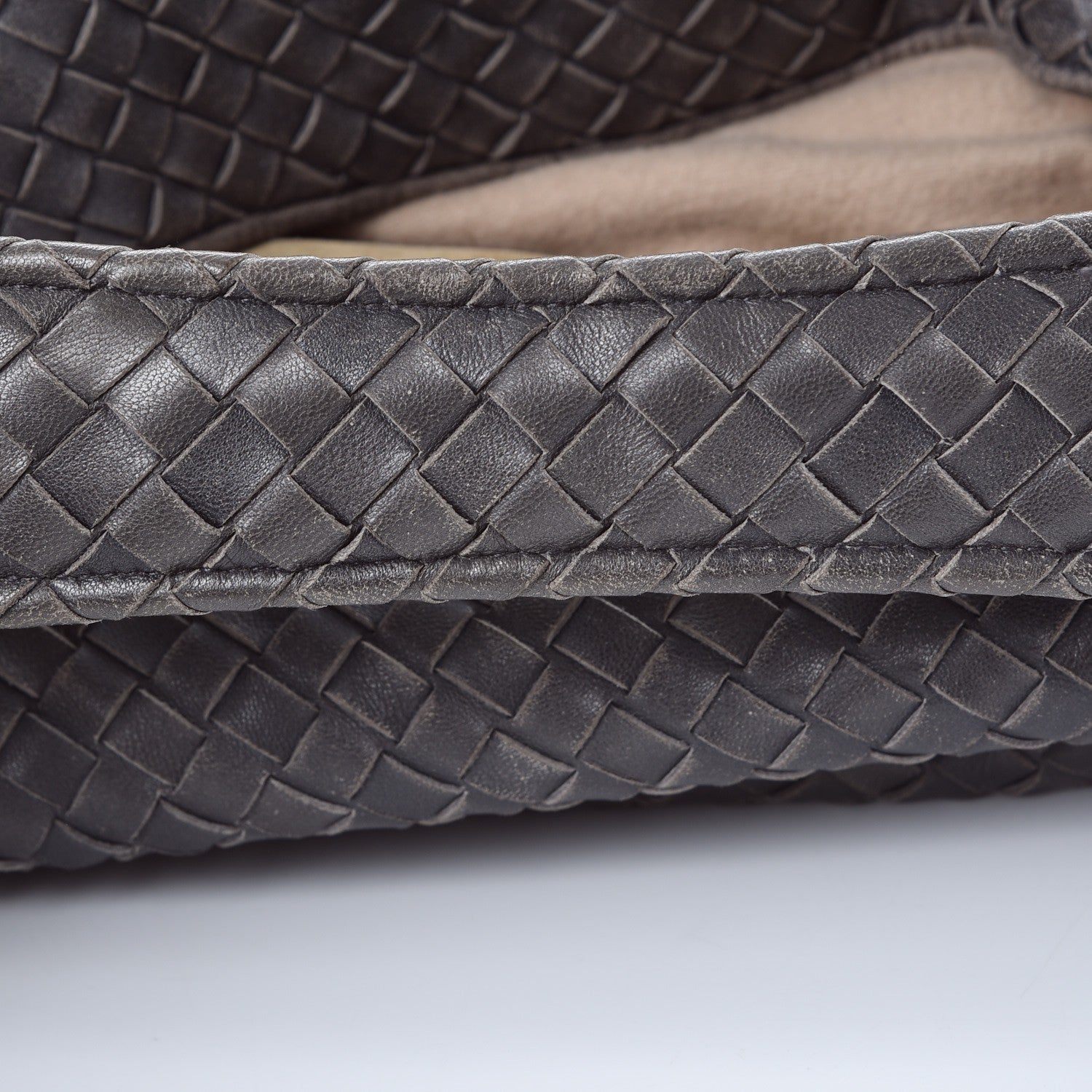 Bottega Veneta Nappa Intrecciato Sloane Hobo Ferro Gray 10 of 20
