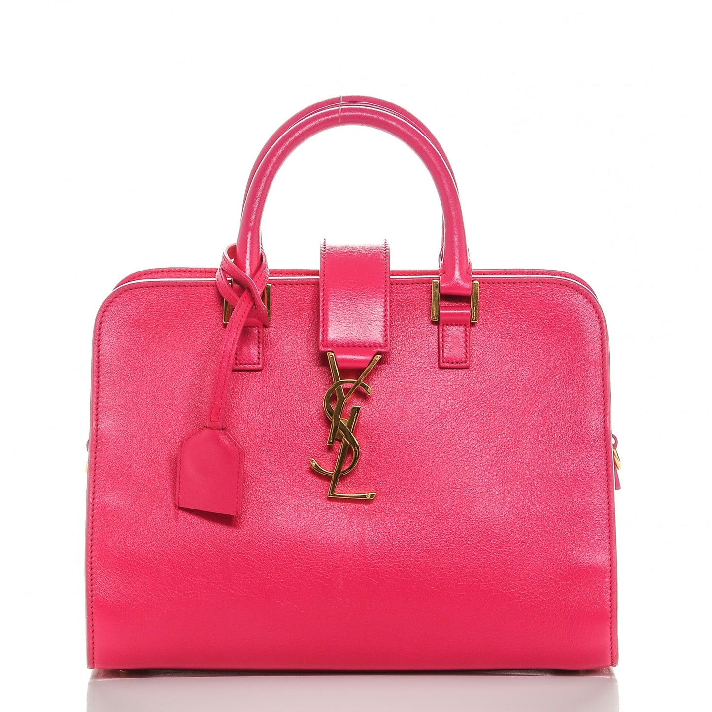 Calfskin Monogram Baby Cabas Bubblegum
