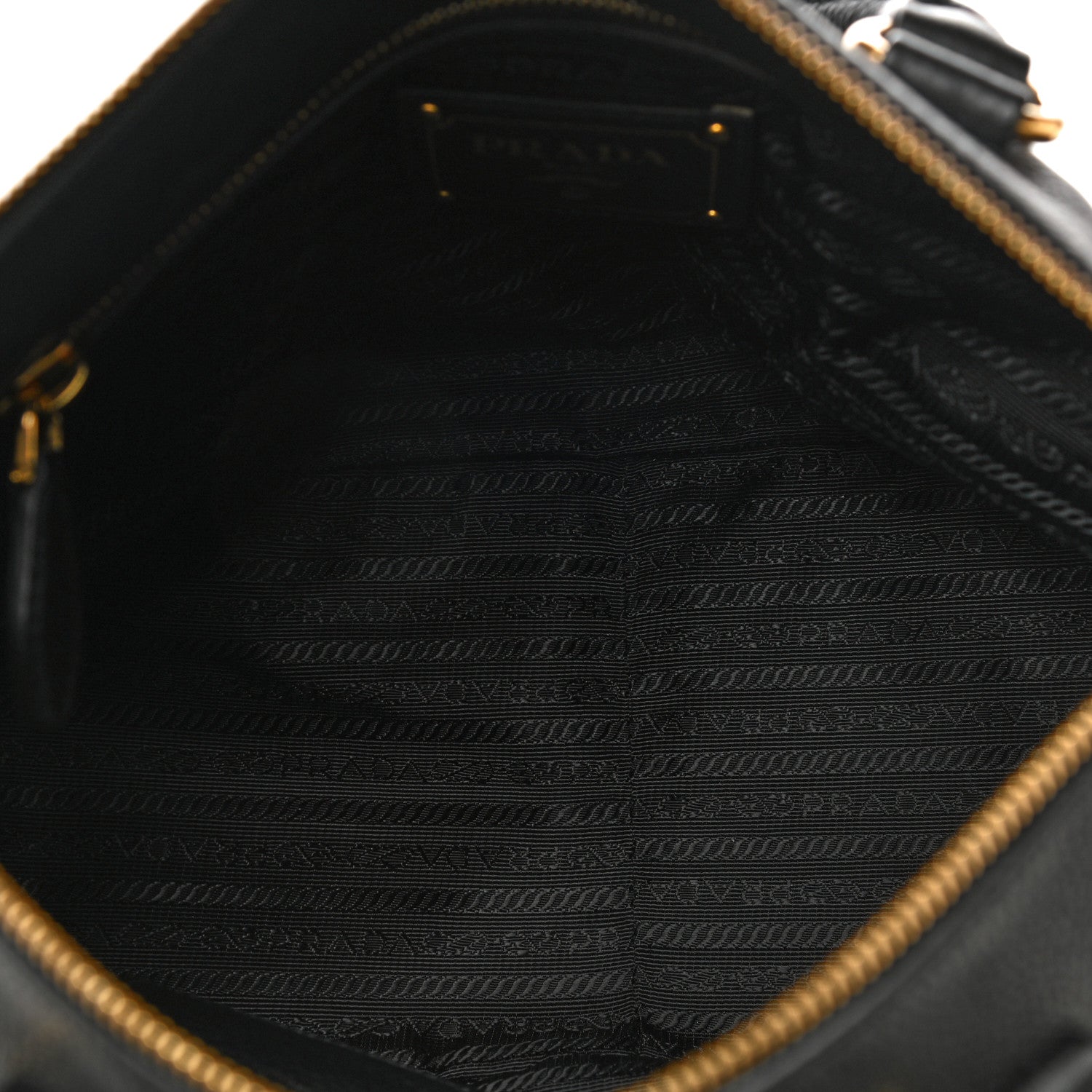 Prada Vitello Daino Tote Black 4 of 9