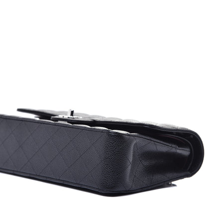 Chanel Caviar Quilted Medium Double Flap Black 9 of 10