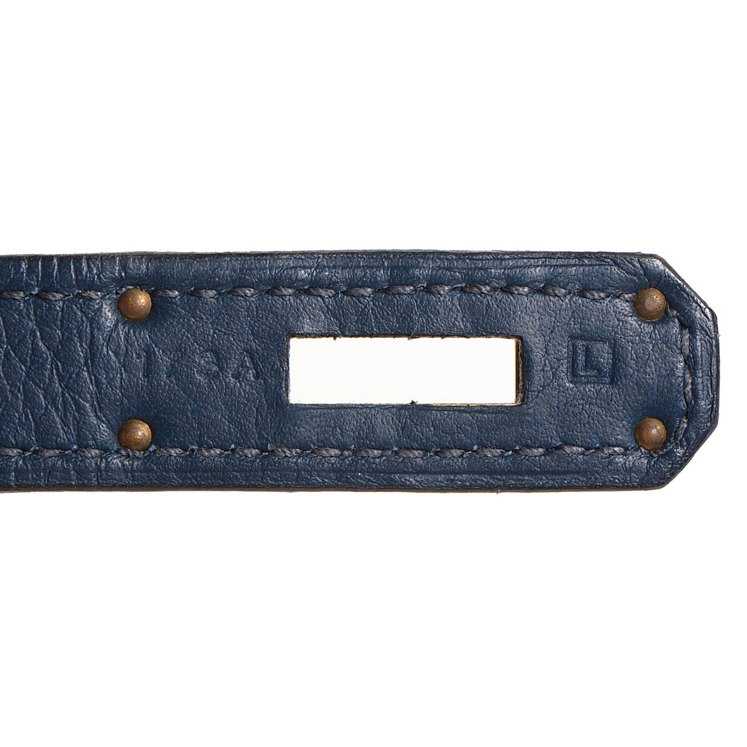 Hermes Taurillon Clemence Birkin 35 Bleu Thalassa 10 of 24