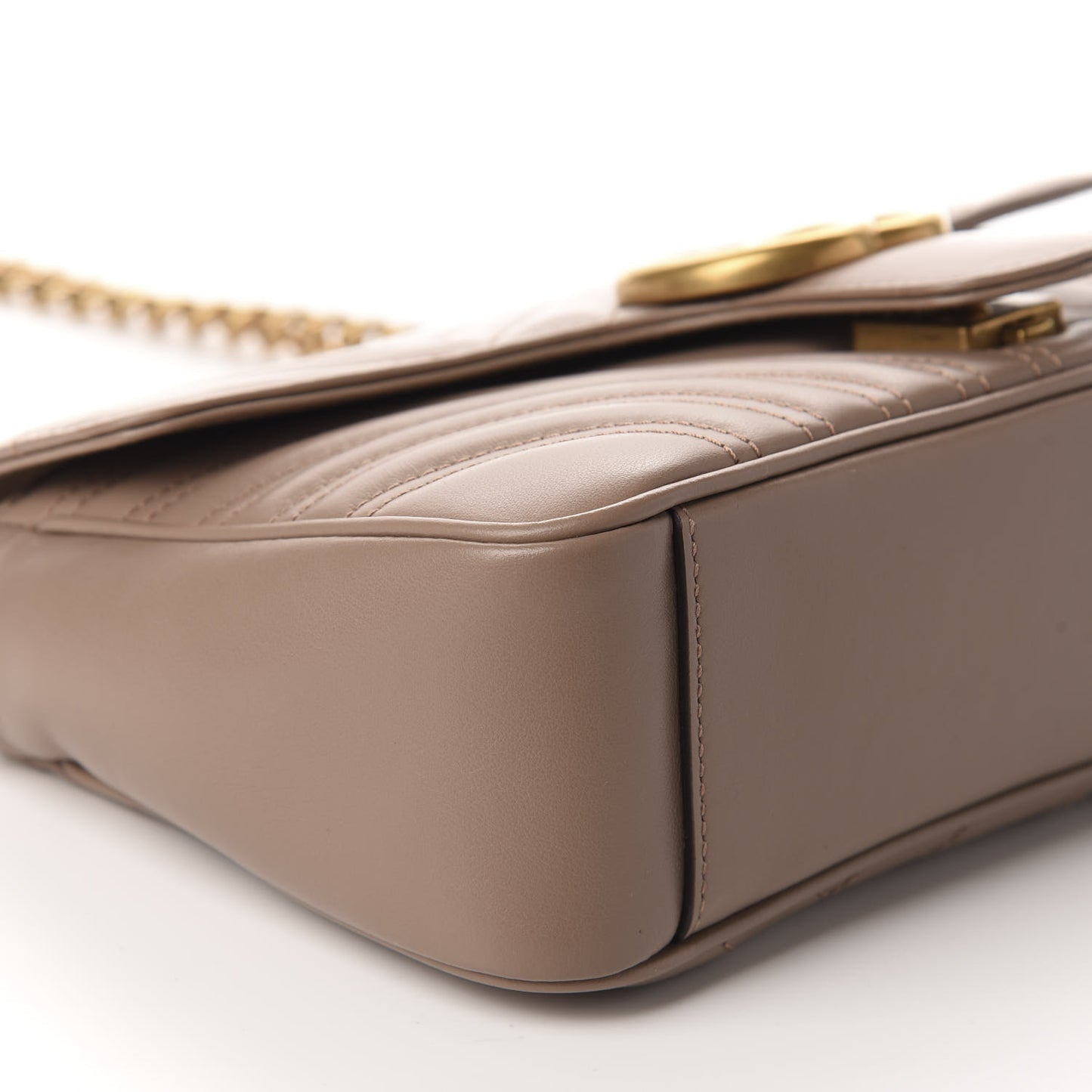 Calfskin Matelasse Small GG Marmont Shoulder Bag Porcelain Rose