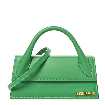 Jacquemus Smooth Calfskin Le Chiquito Long Green 1 of 12