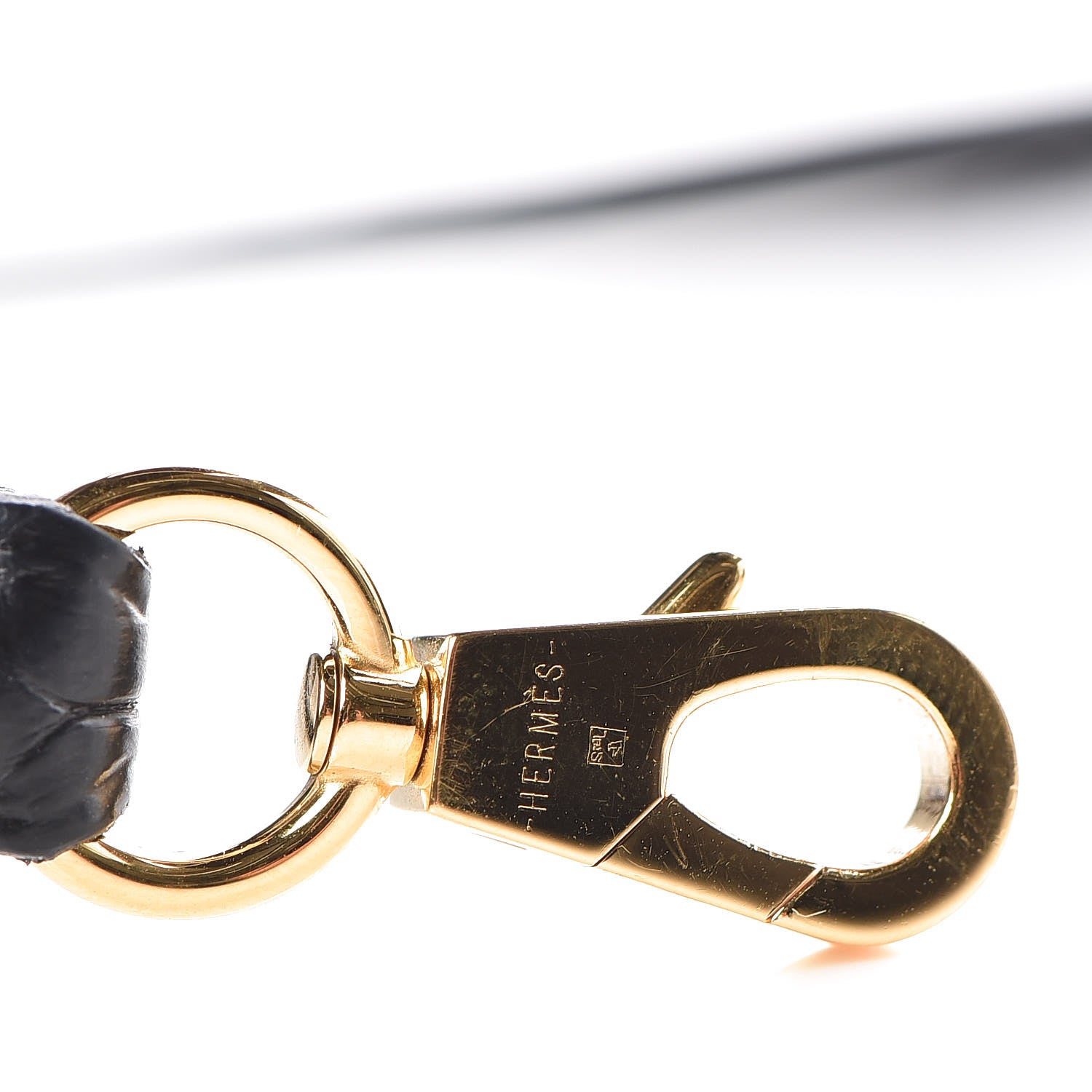 Hermes Matte Alligator Mini Kelly Sellier 20 Black 24 of 33