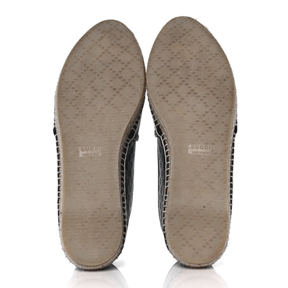 Gucci Microguccissima Signature Espadrilles 39.5 Black 5 of 9