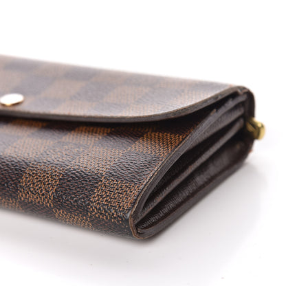 Louis Vuitton Damier Ebene Sarah Wallet 9 of 15
