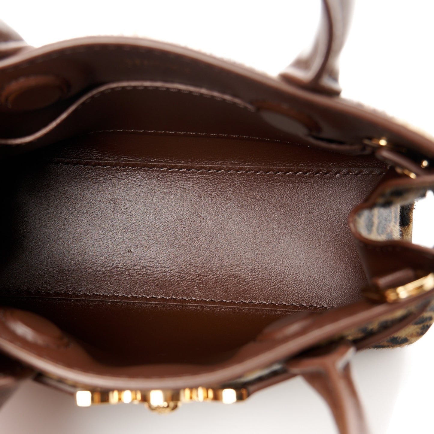 Calf Hair Medusa 95 Mini Tote Brown Multicolor