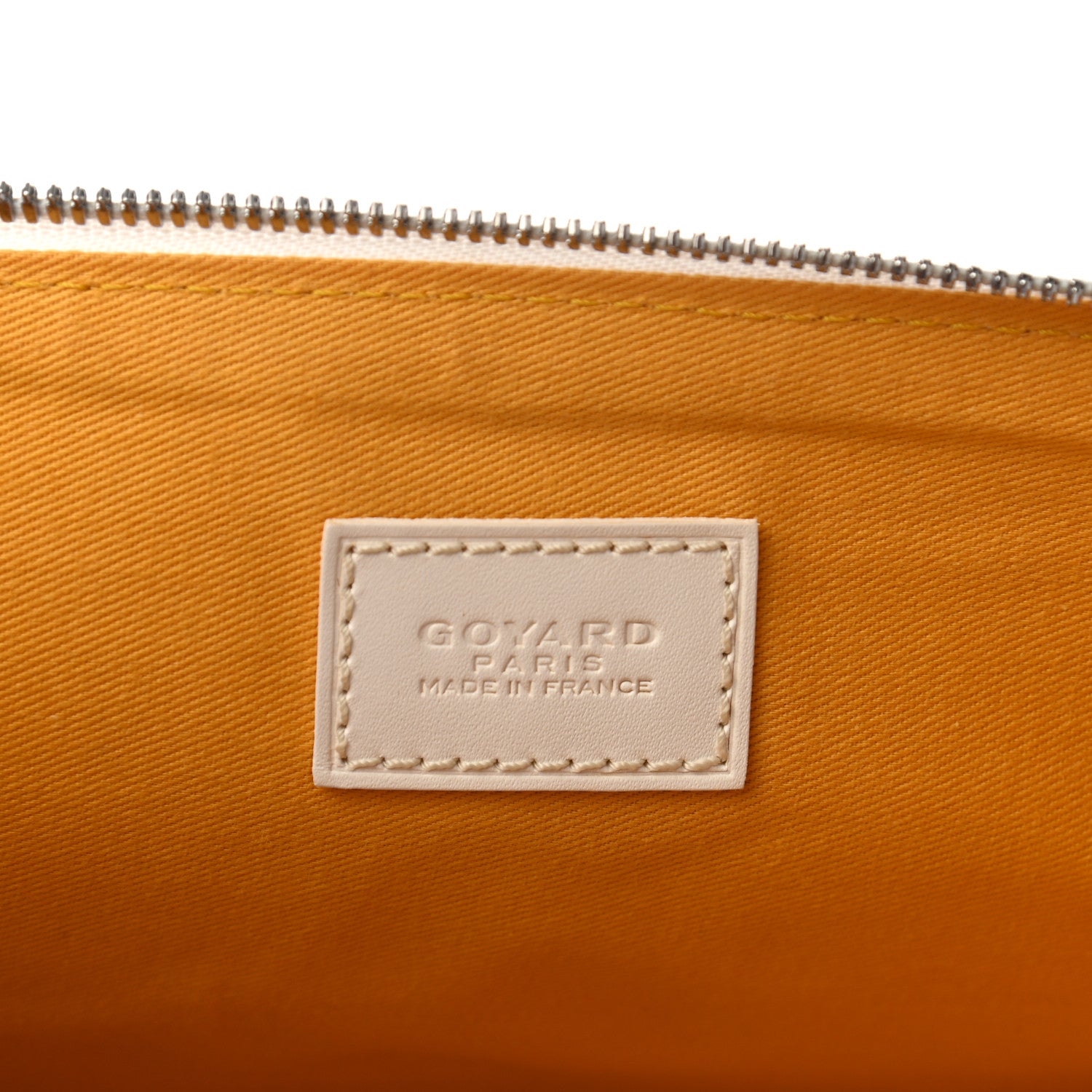 Goyard Goyardine Senat Pochette GM White 6 of 7