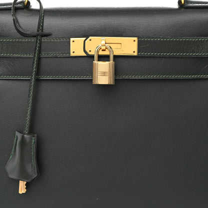 Hermes Box Kelly Sellier 28 Vert Fonce 8 of 25