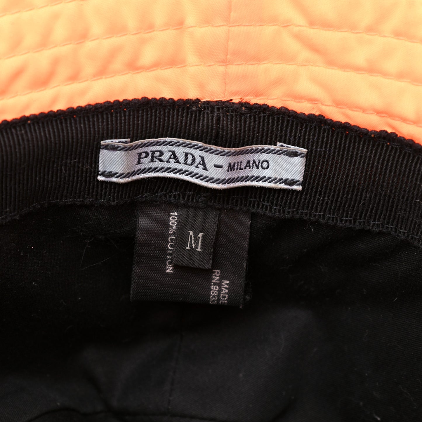 Nylon Bucket Hat M Orange