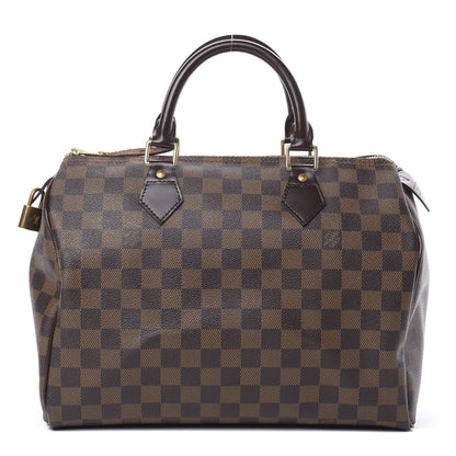 Louis Vuitton Damier Ebene Speedy 30 1 of 14
