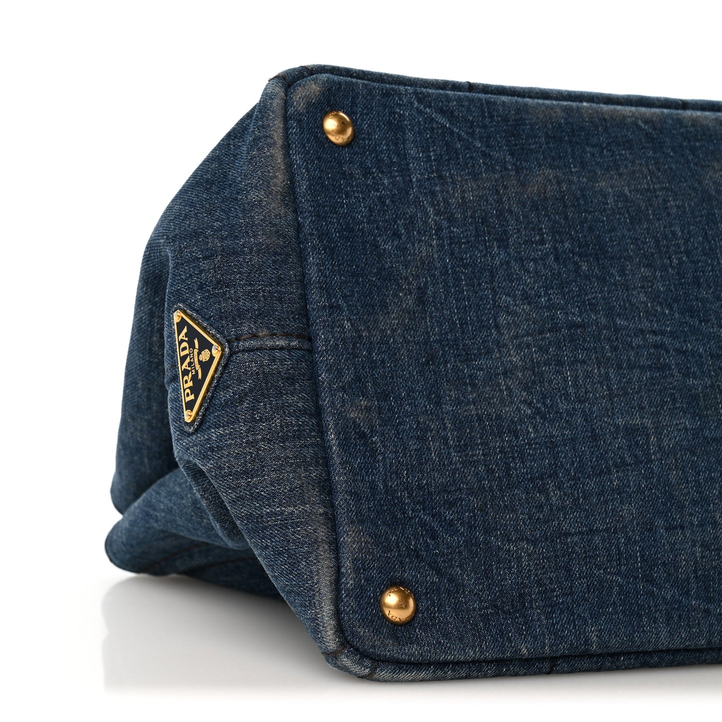 Denim Canapa Logo Tote Bleu