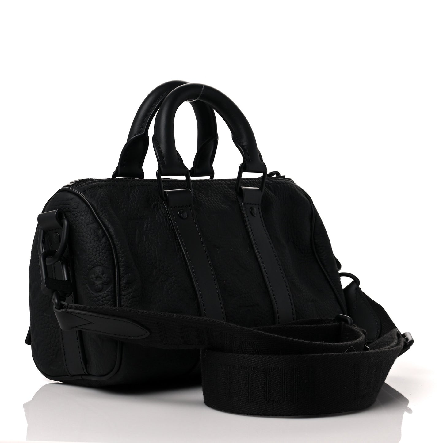 Monogram Taurillon Keepall Bandouliere 25 Black