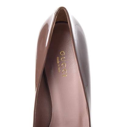 Gucci Vernice Crystal Pumps 38 Old Mauve 5 of 8