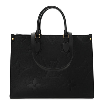 Louis Vuitton Empreinte Monogram Giant OnTheGo MM Black 1 of 12