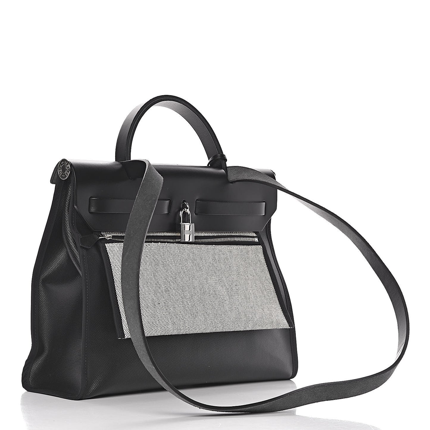 Toile H Berline Vache Hunter Herbag Zip PM 31 Black Ecru