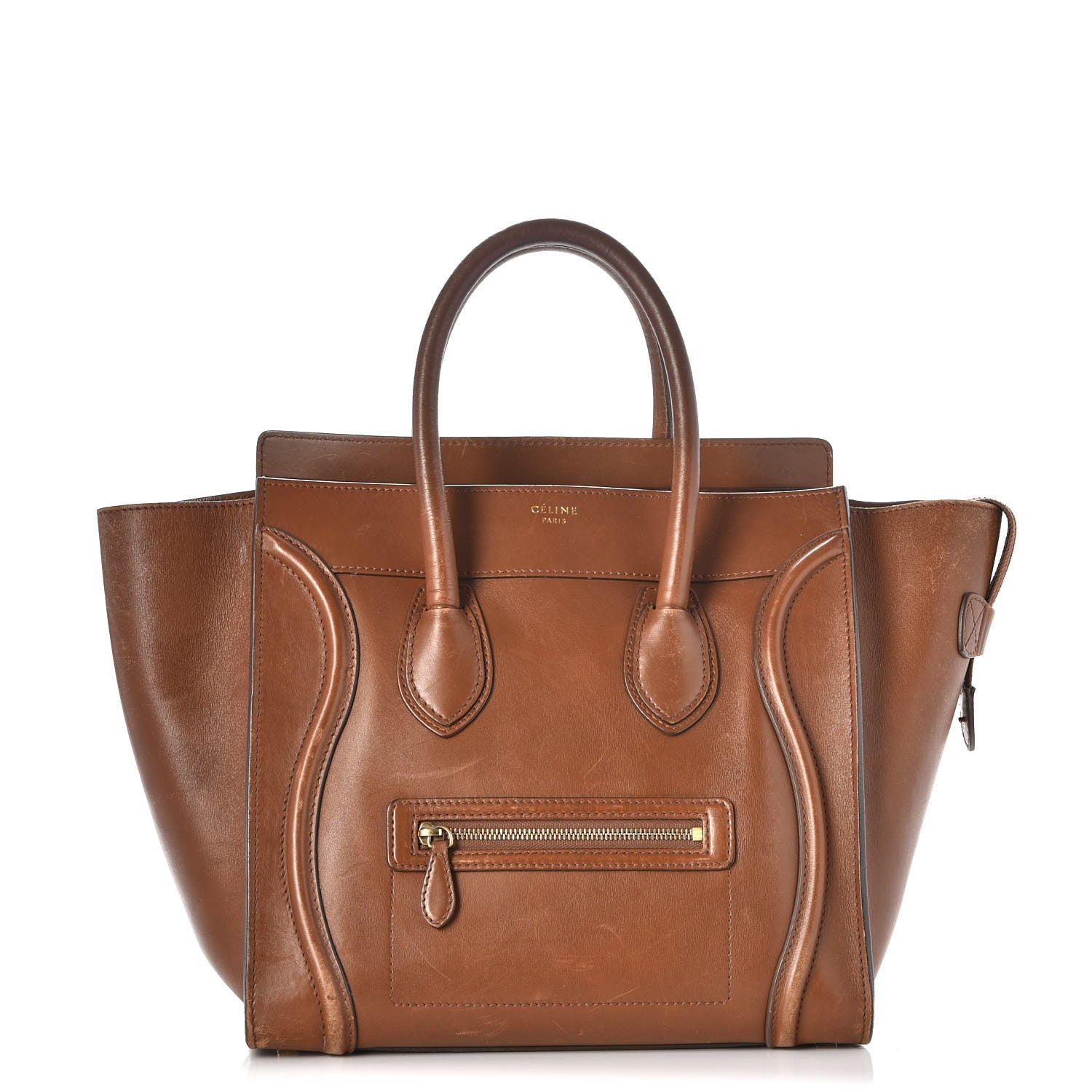 Celine Palmelato Mini Luggage Camel 1 of 16