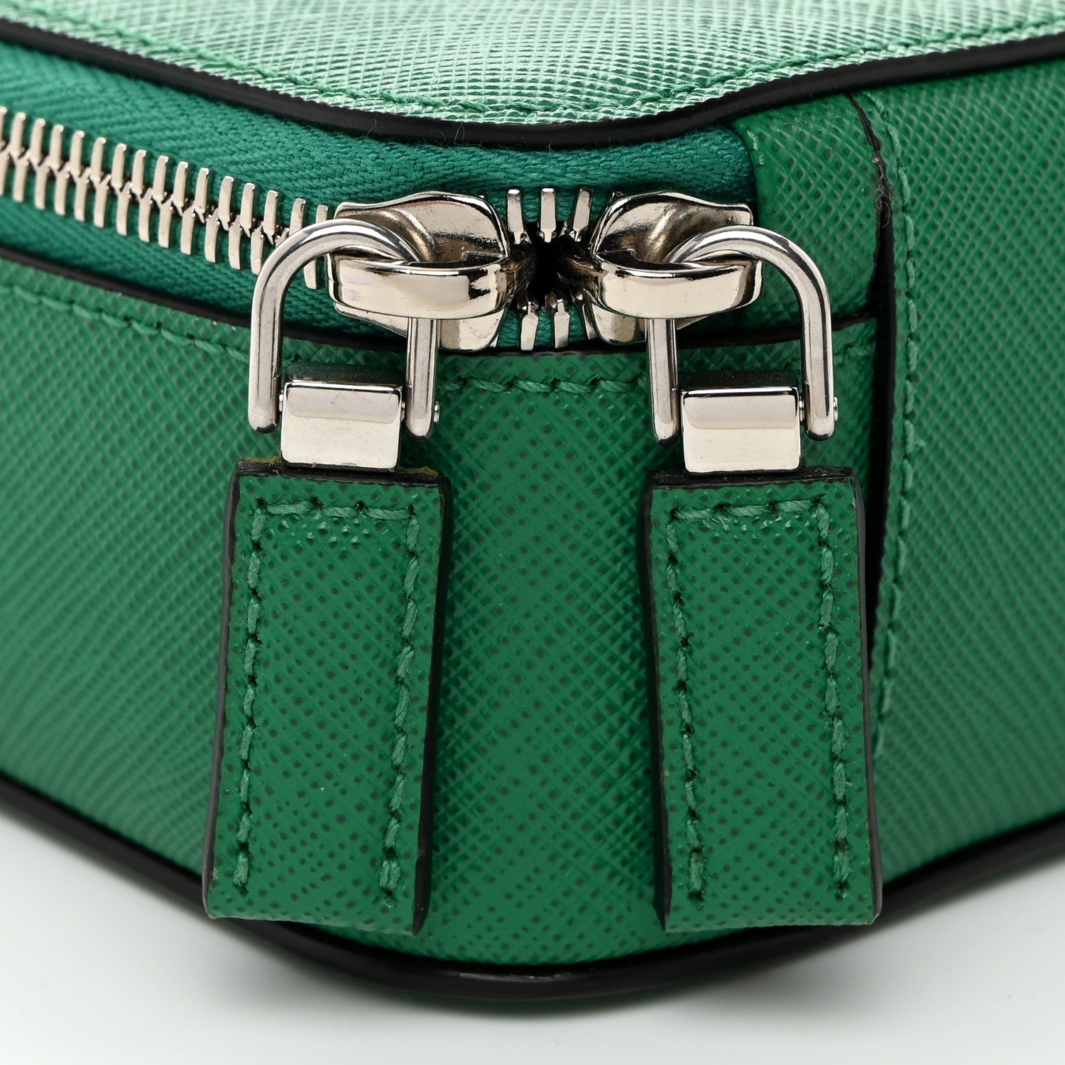 Prada Saffiano Travel Medium Brique Crossbody Bag Mango 10 of 12