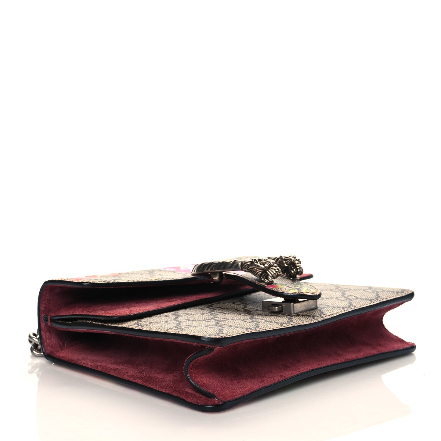 GG Supreme Monogram Blooms Mini Dionysus Shoulder Bag Beige Multicolor Dry Rose