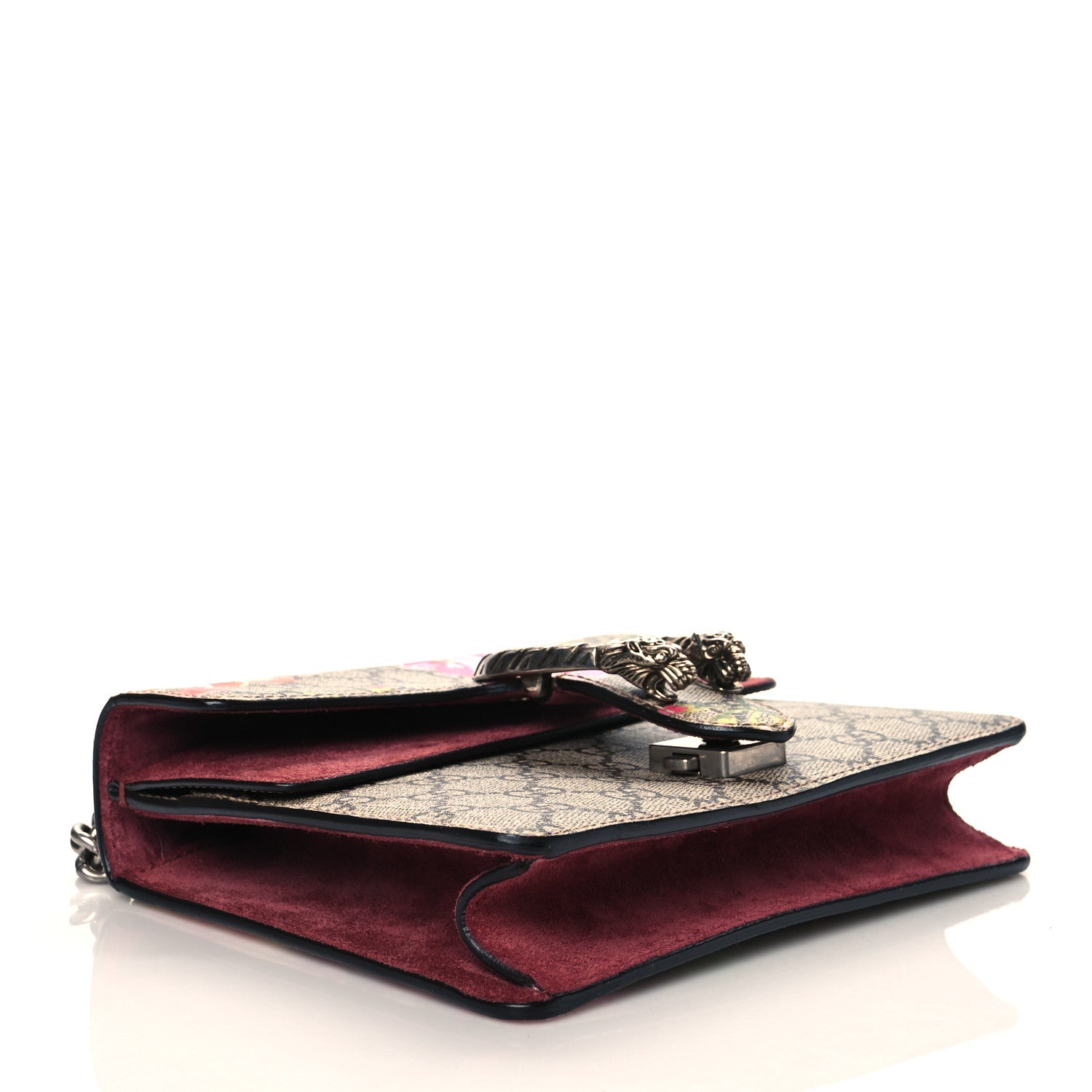 Gucci GG Supreme Monogram Blooms Mini Dionysus Shoulder Bag Beige Multicolor Dry Rose 4 of 10