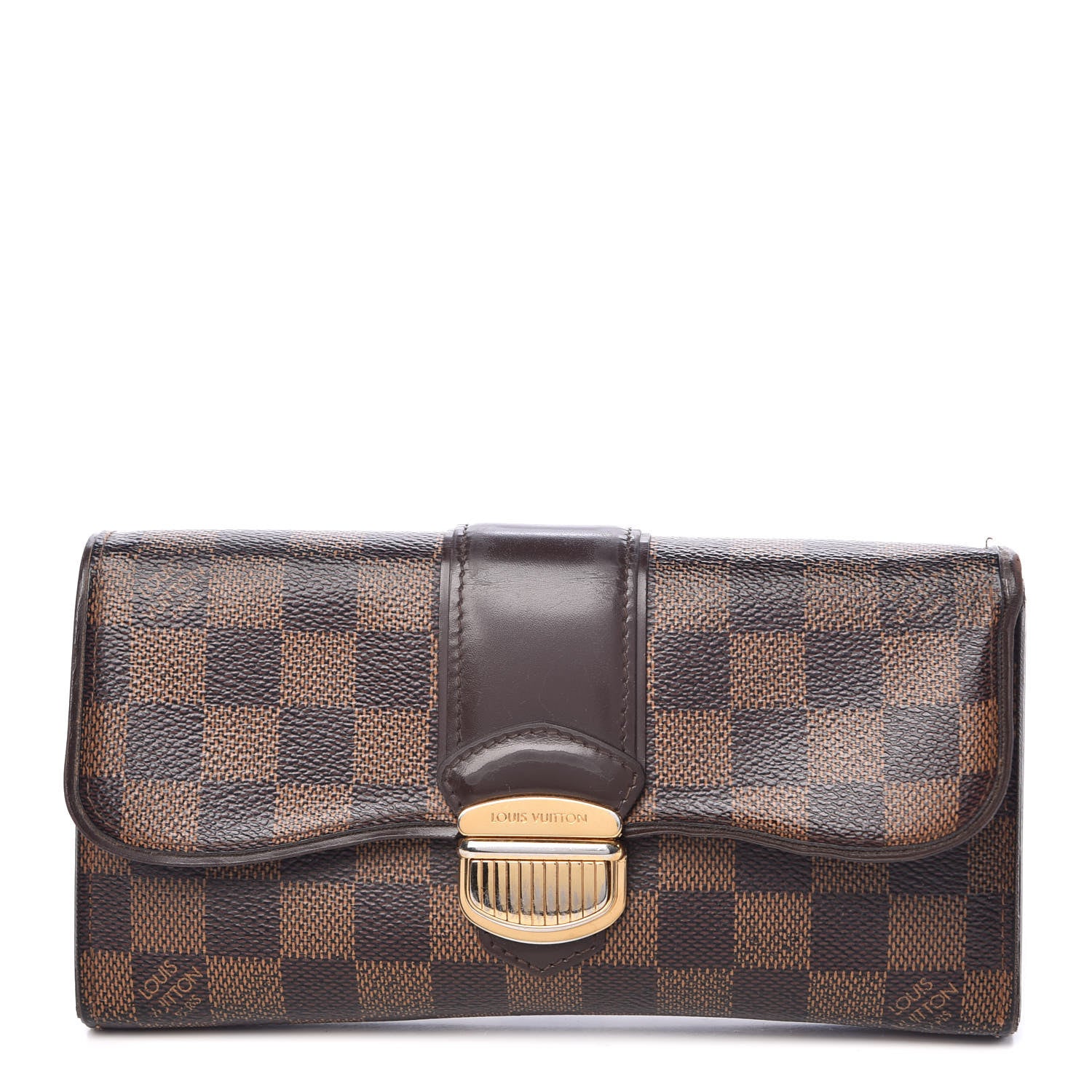 Louis Vuitton Damier Ebene Sistina Wallet 1 of 14