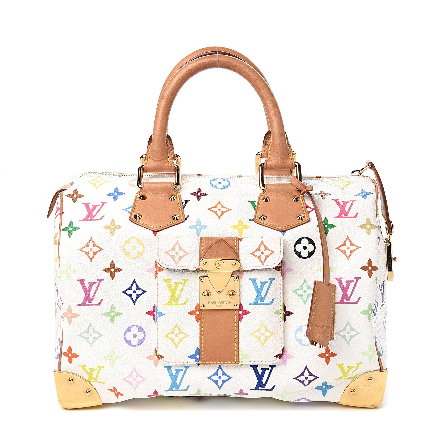 Louis Vuitton Monogram Multicolor Speedy 30 White 1 of 10
